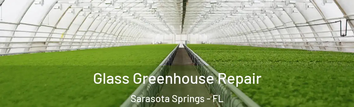  Glass Greenhouse Repair Sarasota Springs - FL